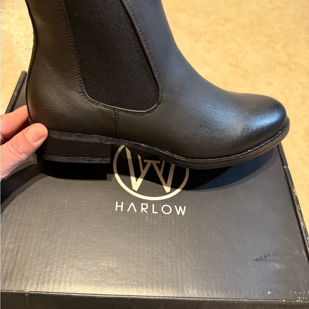 Harlow Women's Elegant Black Ankle Booties